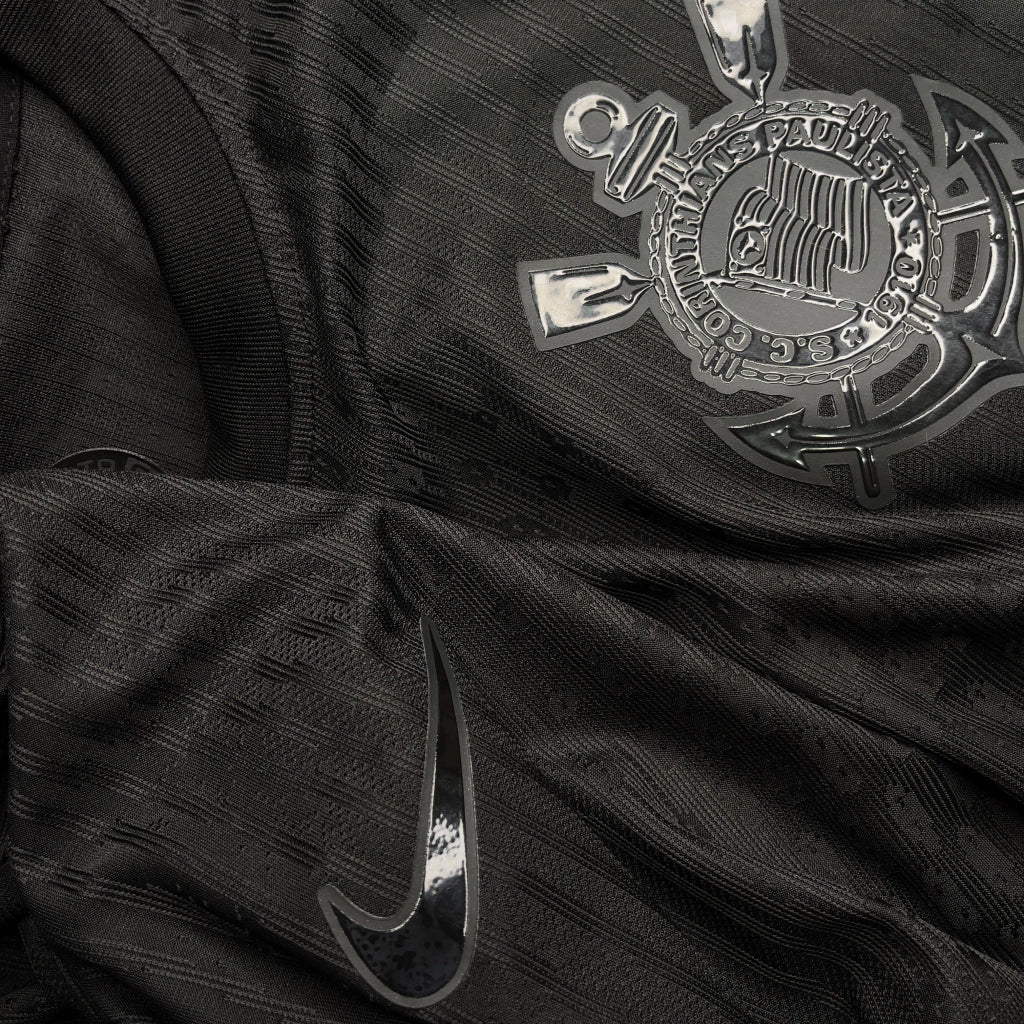 Camisa Corinthians II 24/25 "All Black" JOGADOR - Preto