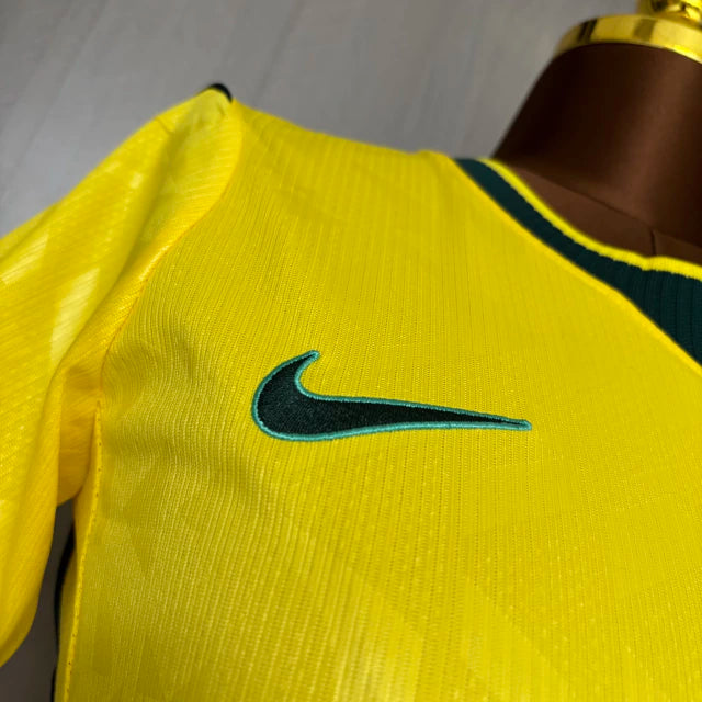 Camisa Seleção Brasileira Amarela 2026 Modelo Feminina