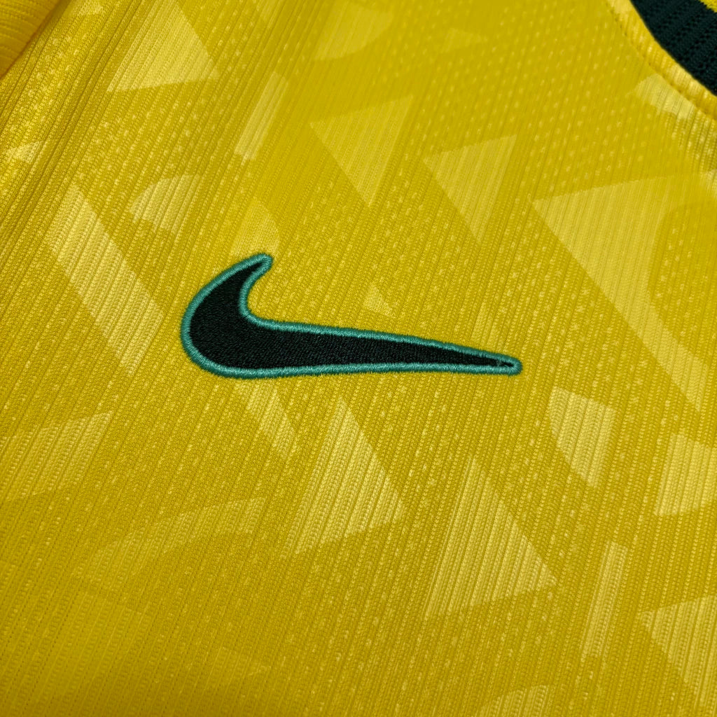 Camisa Seleção Brasileira Amarela 2026 Modelo Torcedor RELEVO