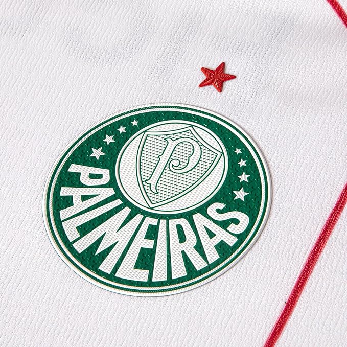 Camisa Palmeiras II Reserva 2026/27 Jogador C/ Patrocínios - Branca