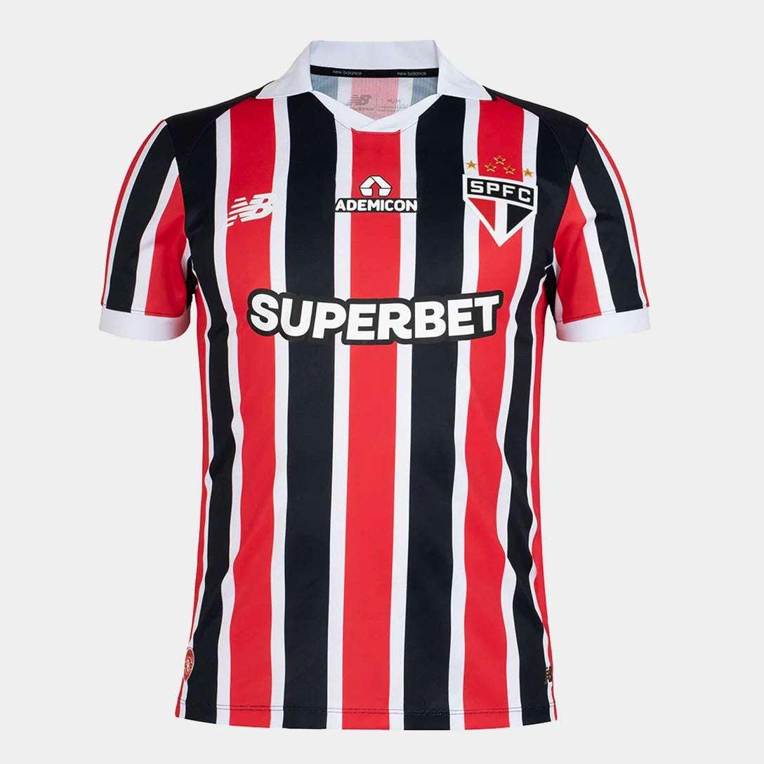 Camisa II Tricolor 2026/27 Versão Jogador - Vermelho e Preto
