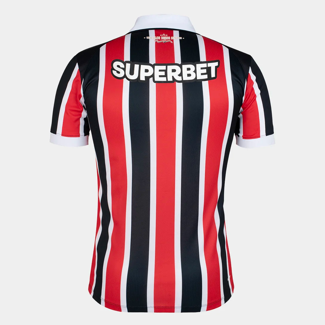 Camisa II Tricolor 2026/27 Versão Jogador - Vermelho e Preto