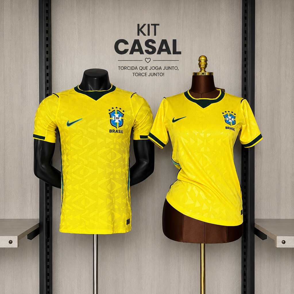 KIT CASAL - CAMISA JOGADOR